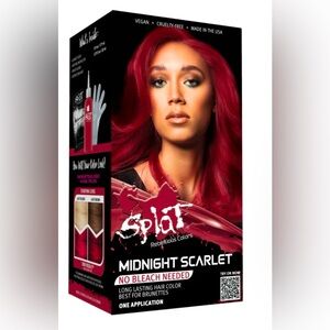 Splat Midnight Scarlet Complete Hair Dye  Semi-Permanent Hair Color Dye NIB